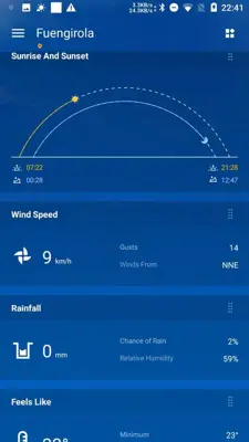 Weather Forecast android App screenshot 0